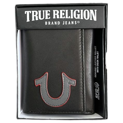 true religion men's wallet.